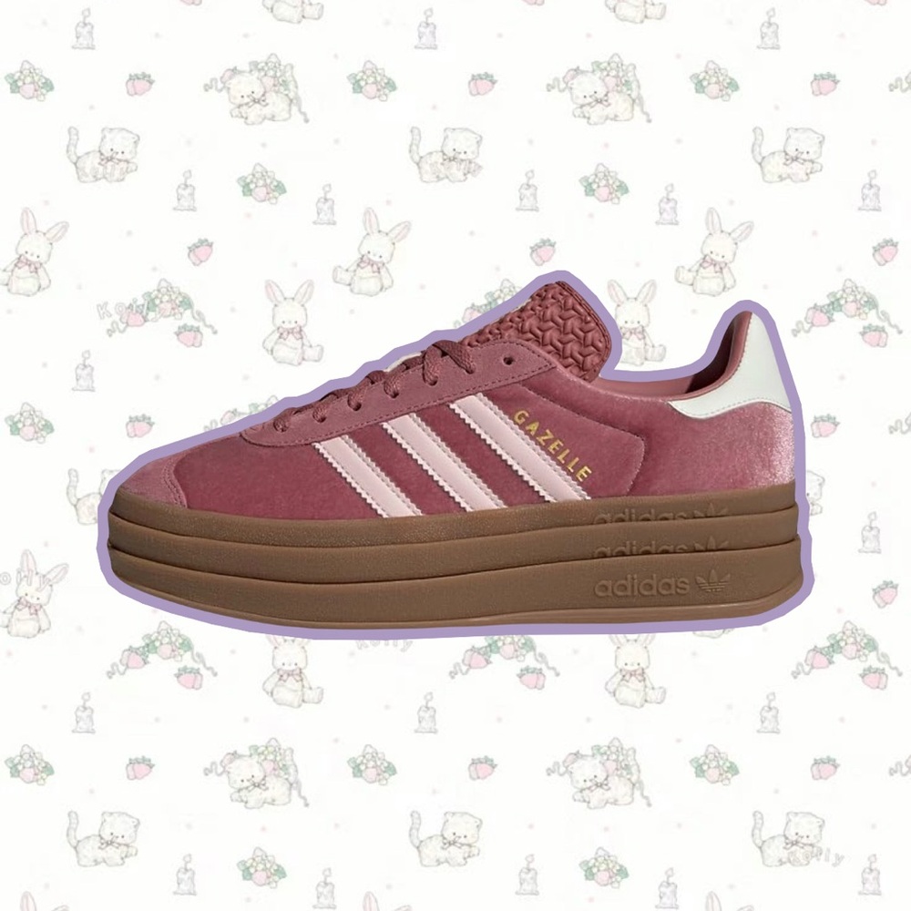 Brand New Adidas Gazelle Bold "Sandy Pink" sneakers